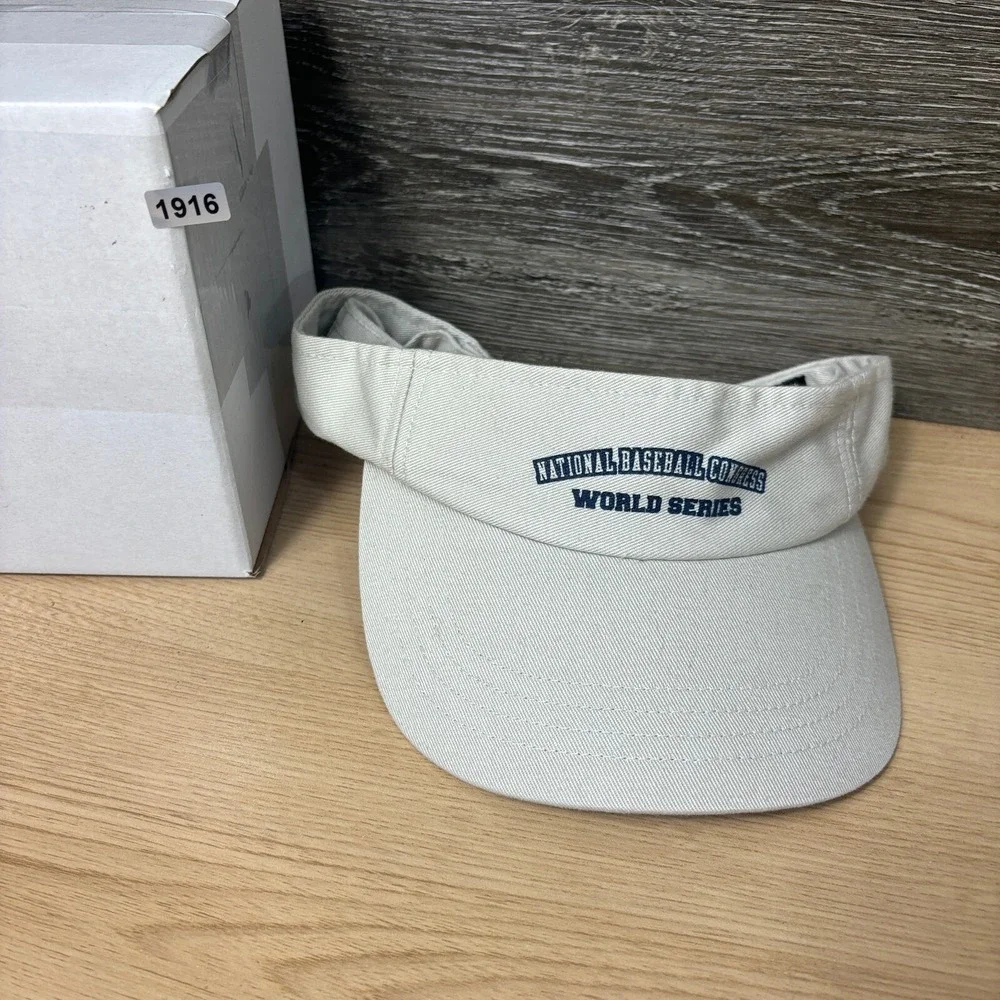 National Baseball Congress Hat Visor Mens Brown Tan World Series Adjustable‎